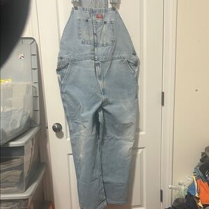 Dickies Light Blue Denim Overalls